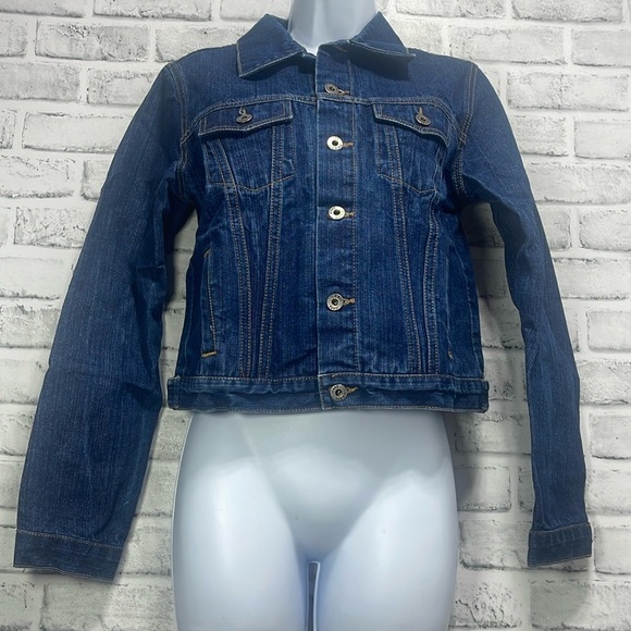 Tie & Dye Jackets & Blazers - Tie & Dye Button Up Jean Jacket Small